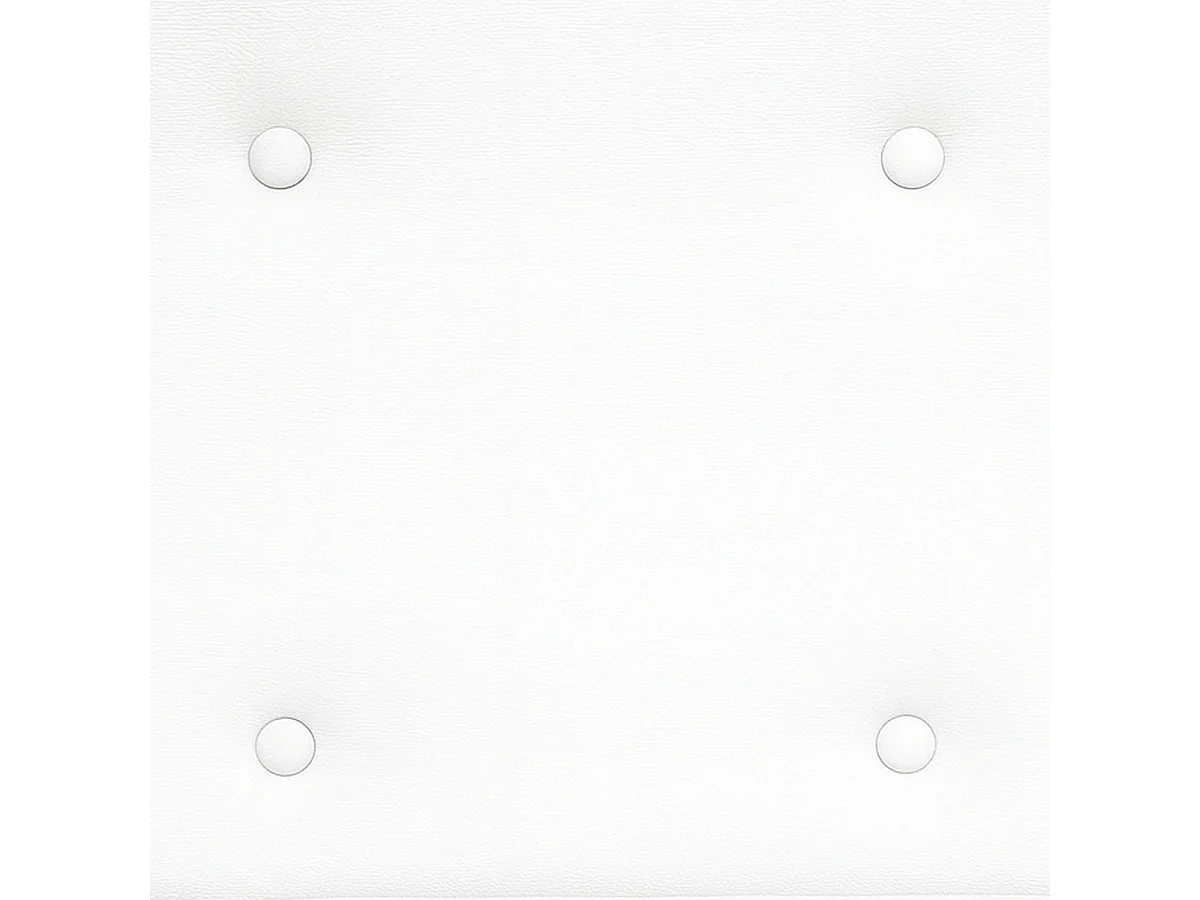 Tête de lit Capitonnée Simili FARO - Gris - 90x120 cm