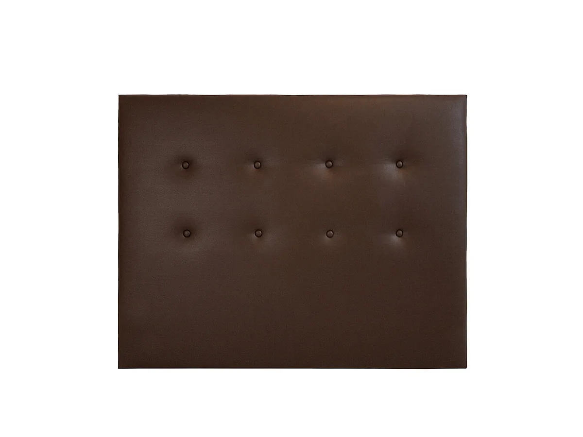 Tête de lit Capitonnée Simili FARO - Gris - 90x120 cm