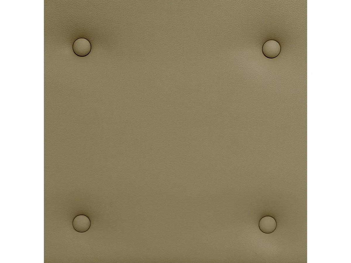 Tête de lit Capitonnée Simili FARO - Taupe - 180x120 cm