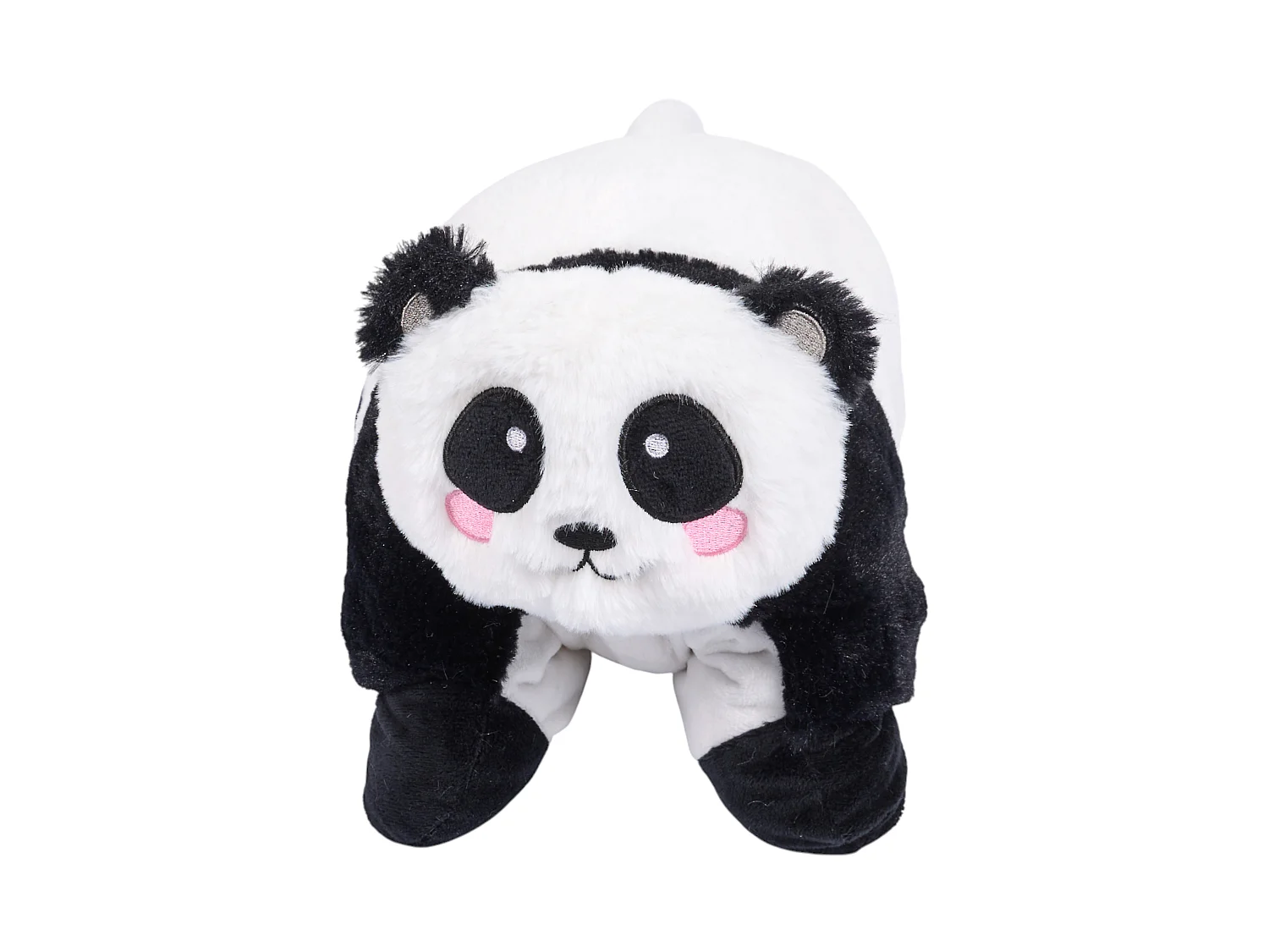 Bouillotte Coussin Micro-Ondable - SENSLY - Panda - Confortable - Chauffante - Blanc et Noir