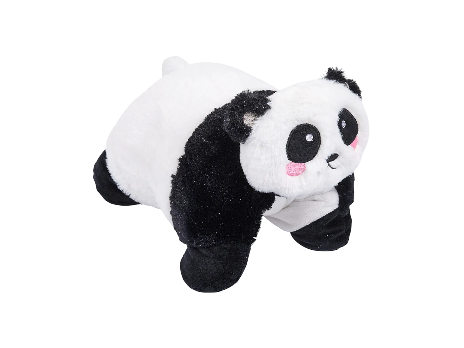 Bouillotte Coussin Micro-Ondable - SENSLY - Panda - Confortable - Chauffante - Blanc et Noir