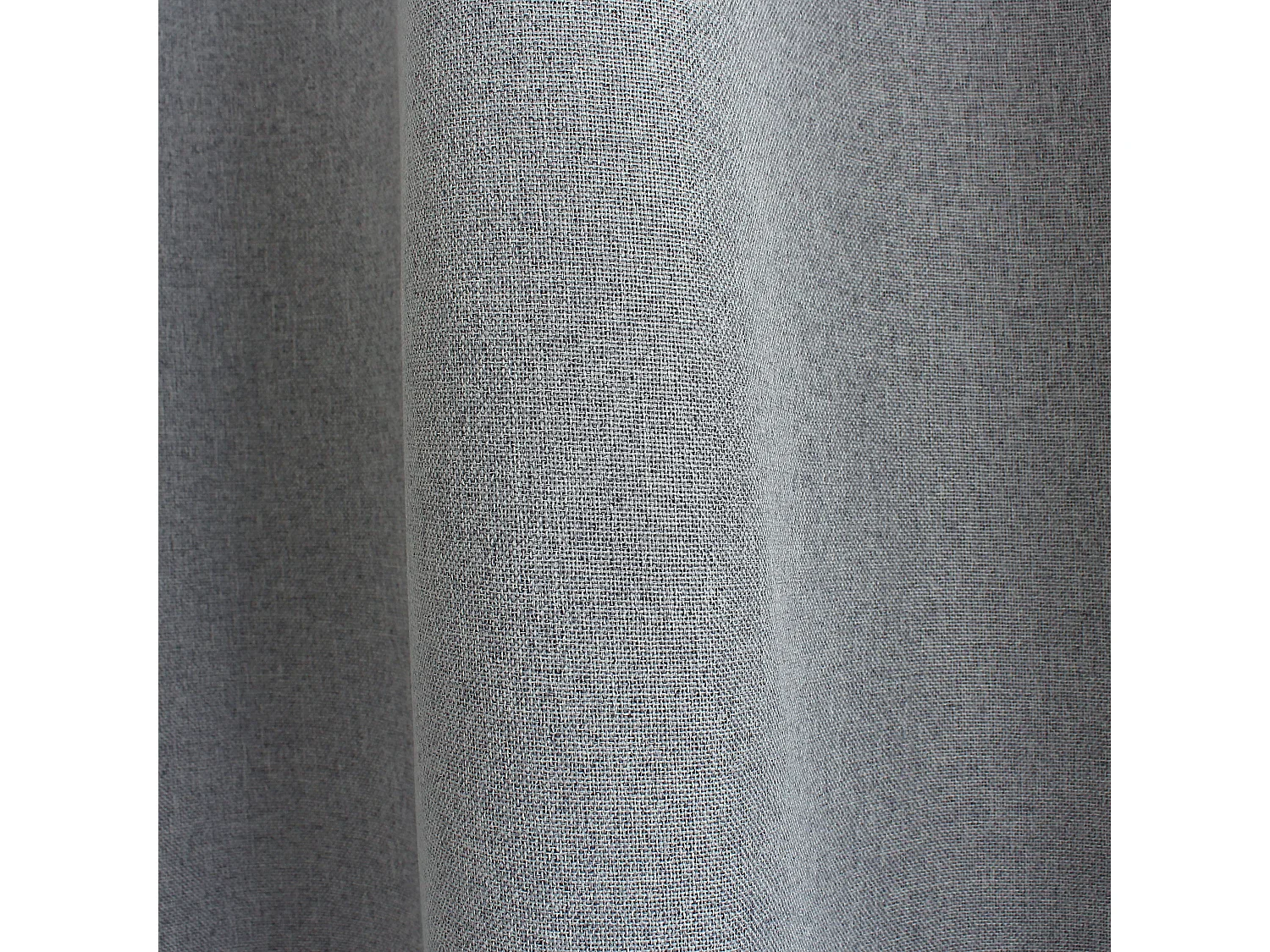 Rideaux Thermique à Œillets, Gris clair, 140x180 cm, Lot de 2, Toile doublé polaire, Collection Fjord, CMADECO - Gris