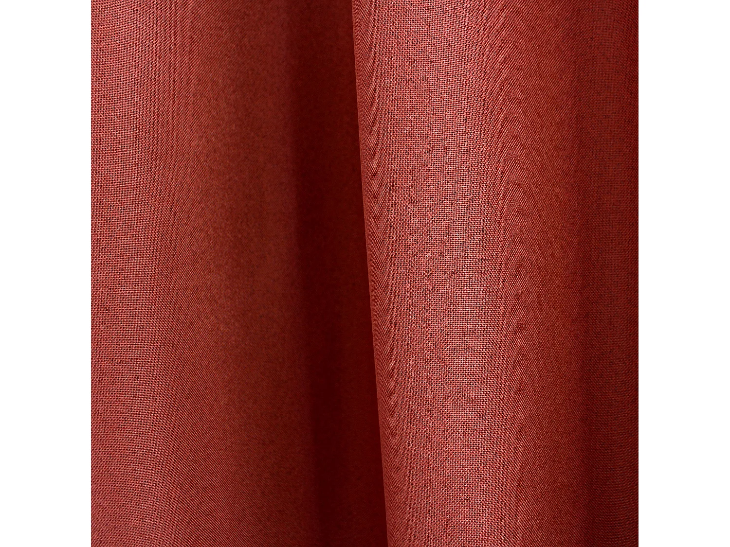 Rideau Thermique à Œillets, Vert gris, 140x180 cm, Toile doublé polaire, Collection Fjord, CMADECO - Rouge