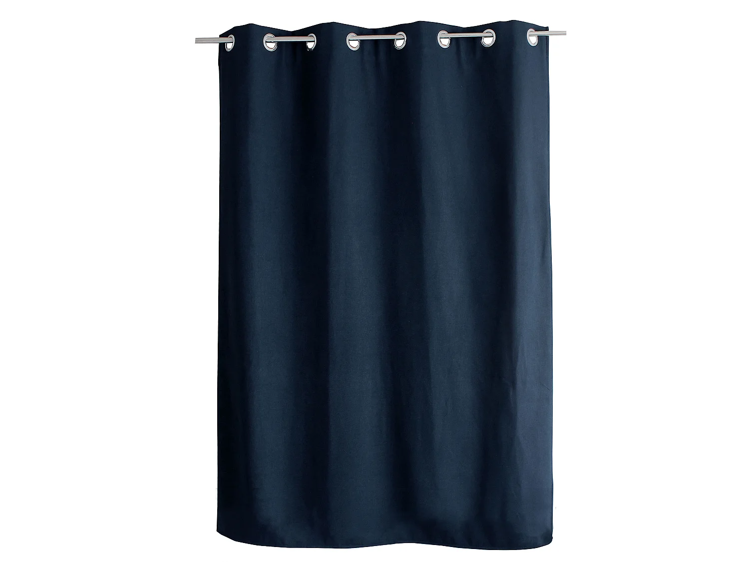 Rideau Thermique à Œillets, Gris Foncé, 140x180 cm, Toile doublé polaire, Collection Fjord, CMADECO - Bleu