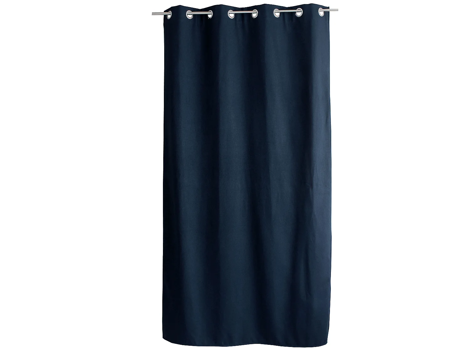 Rideau Thermique à Œillets, Bleu foncé, 140x240 cm, Toile doublé polaire, Collection Fjord, CMADECO - Bleu