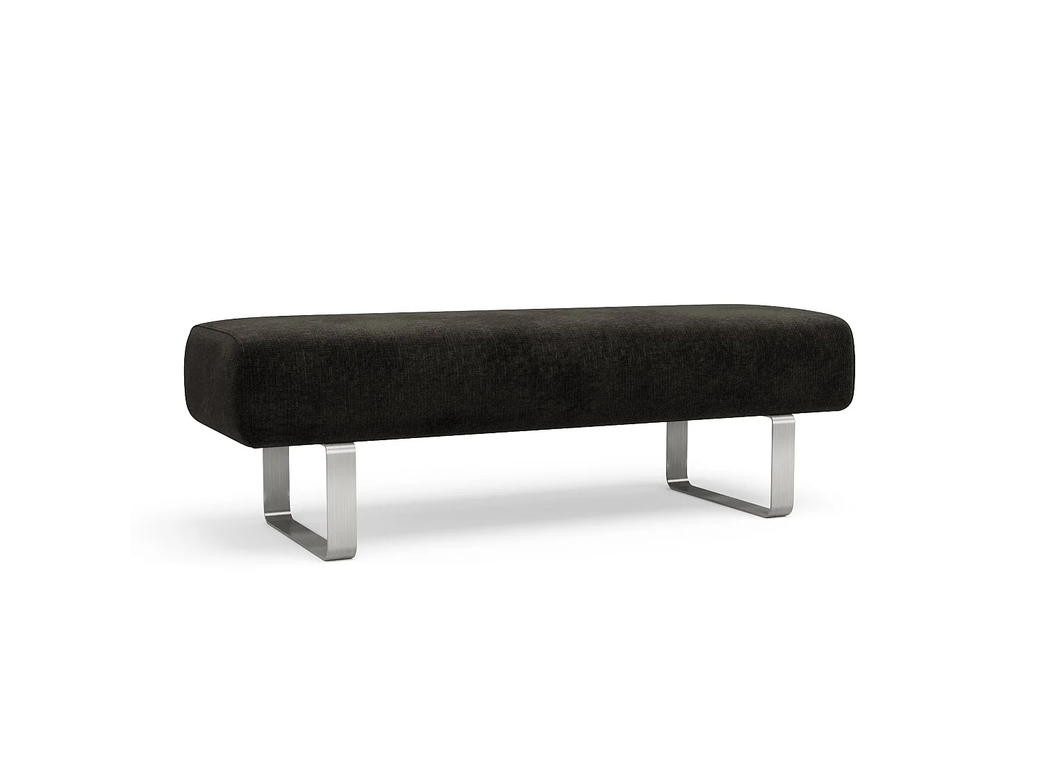 Banc NOXX en velours chenillé noir