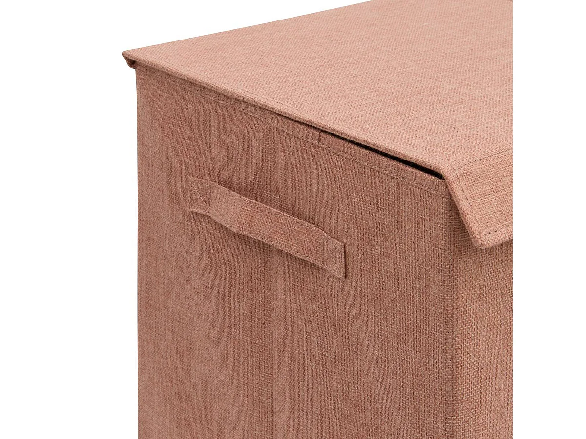 Corbeille à Linge Avec Séparateur "Colorama" 74L Rose Blush