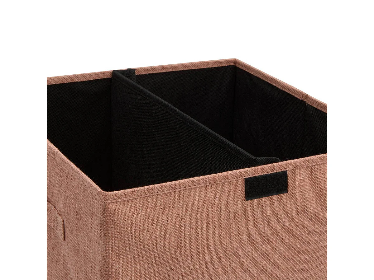 Corbeille à Linge Avec Séparateur "Colorama" 74L Rose Blush