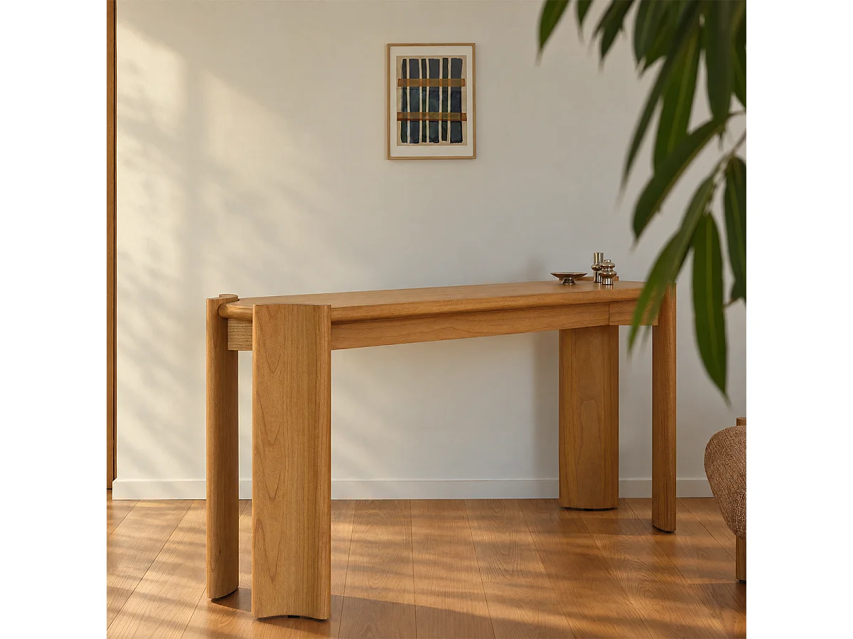 Console en mindi naturel L165 ALVAR
