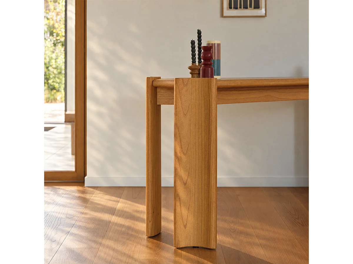 Console en mindi naturel L165 ALVAR