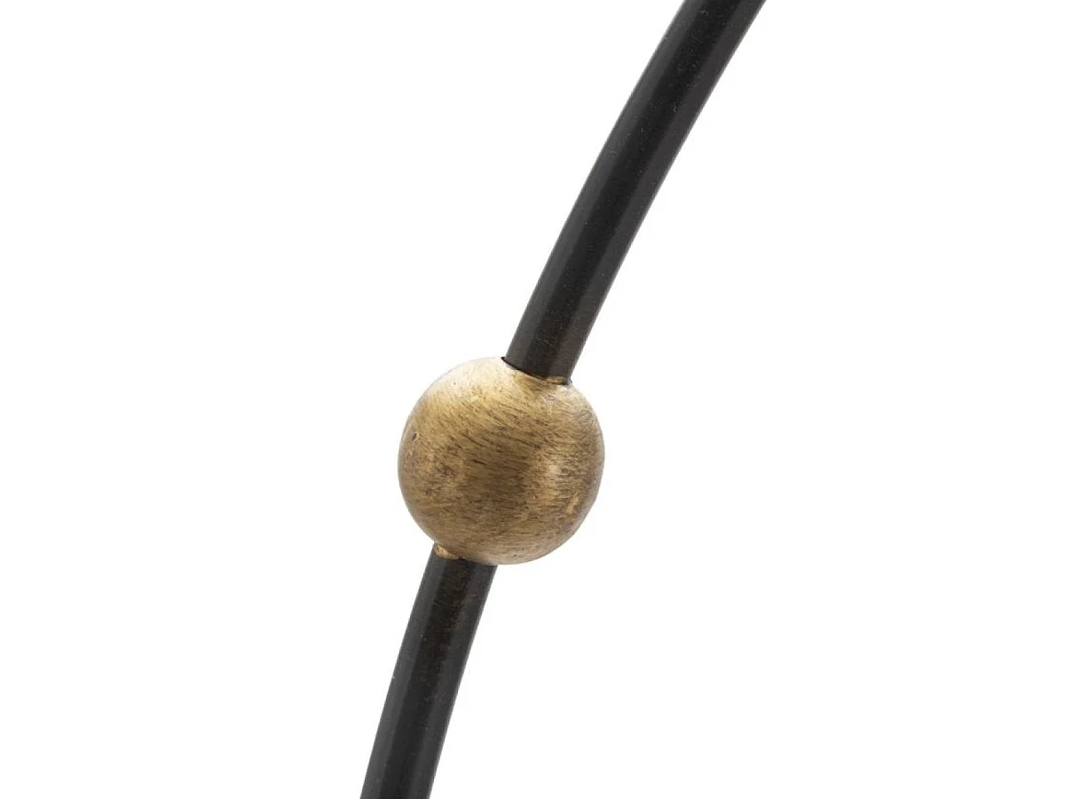 Horloge murale 61 cm Cesare Noir et Doré