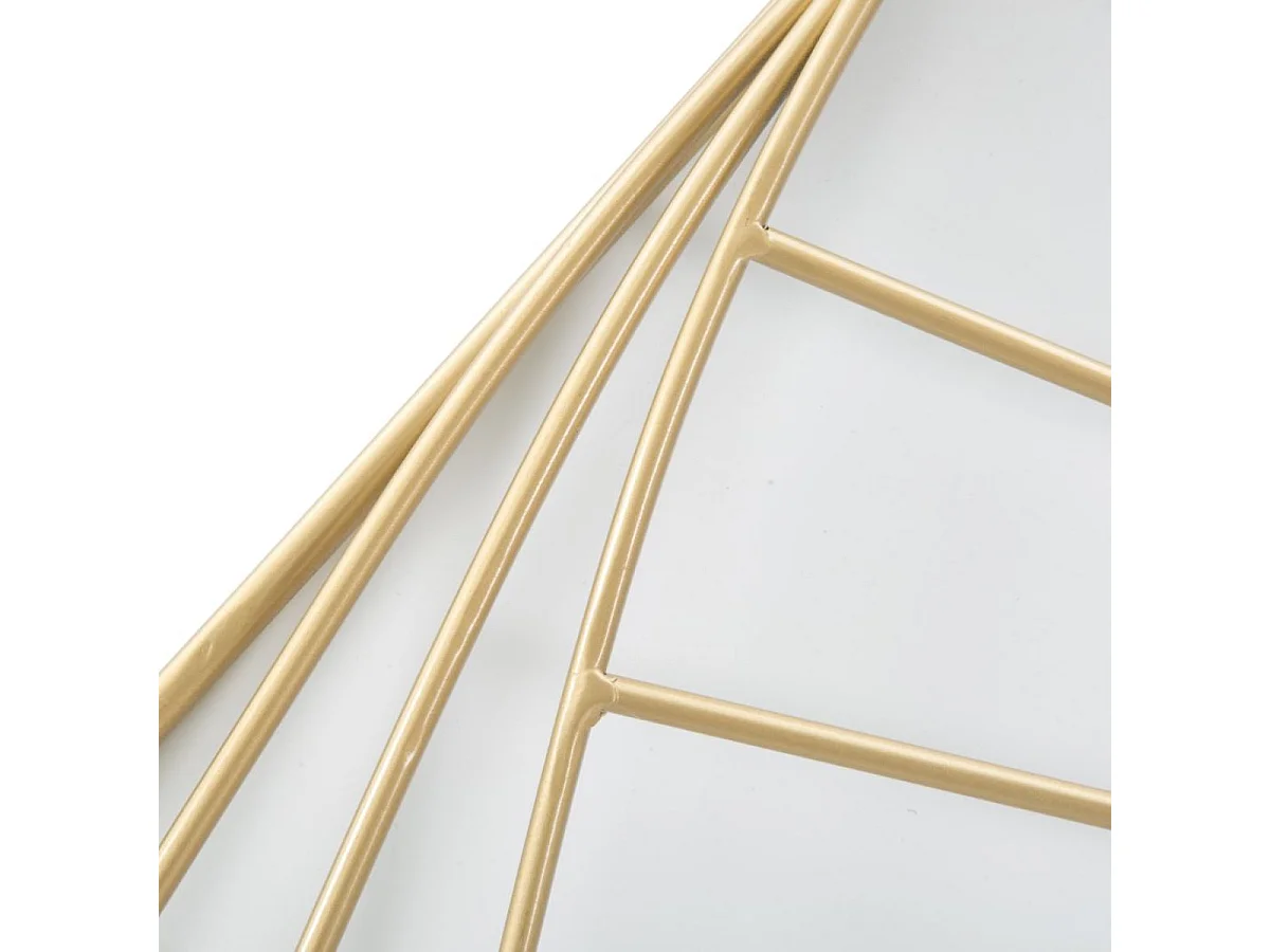 Horloge murale 85 cm Callisto Doré et Blanc