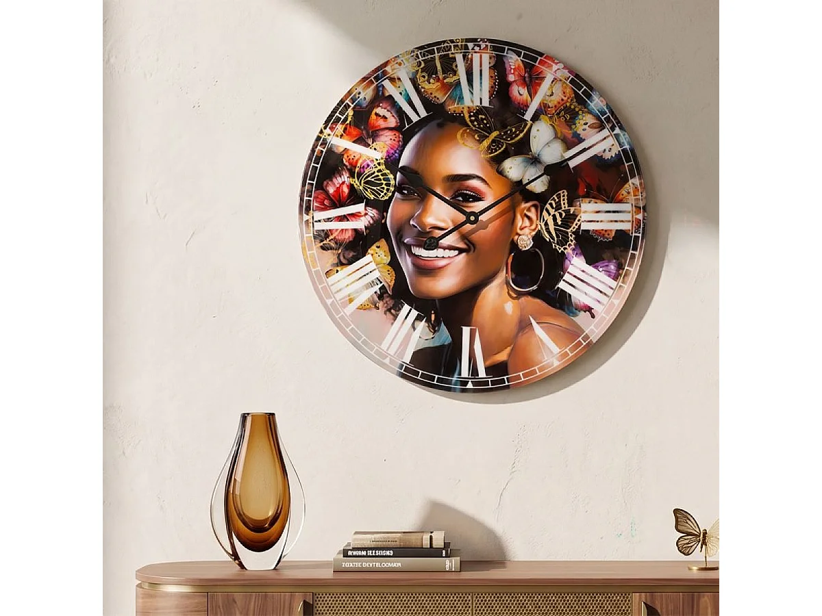 Horloge murale 60 cm Sidonie Multicolore