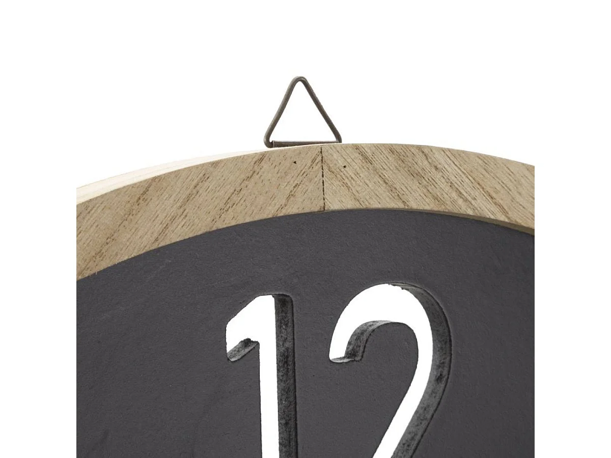 Horloge murale 60 cm Gideon Noir