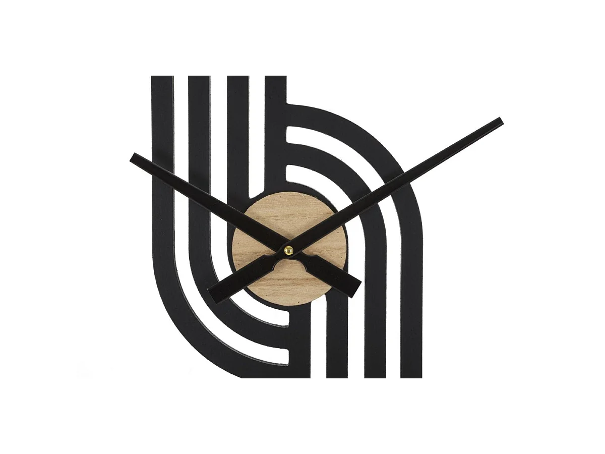 Horloge murale 60 cm Gideon Noir