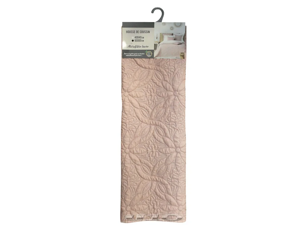 Housse de Coussin "Florette" 60x60cm Rose