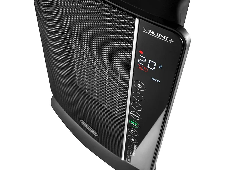 DELONGHI Soufflant ceramique - DCH7993ER.BC -2400W - Noir et chrome
