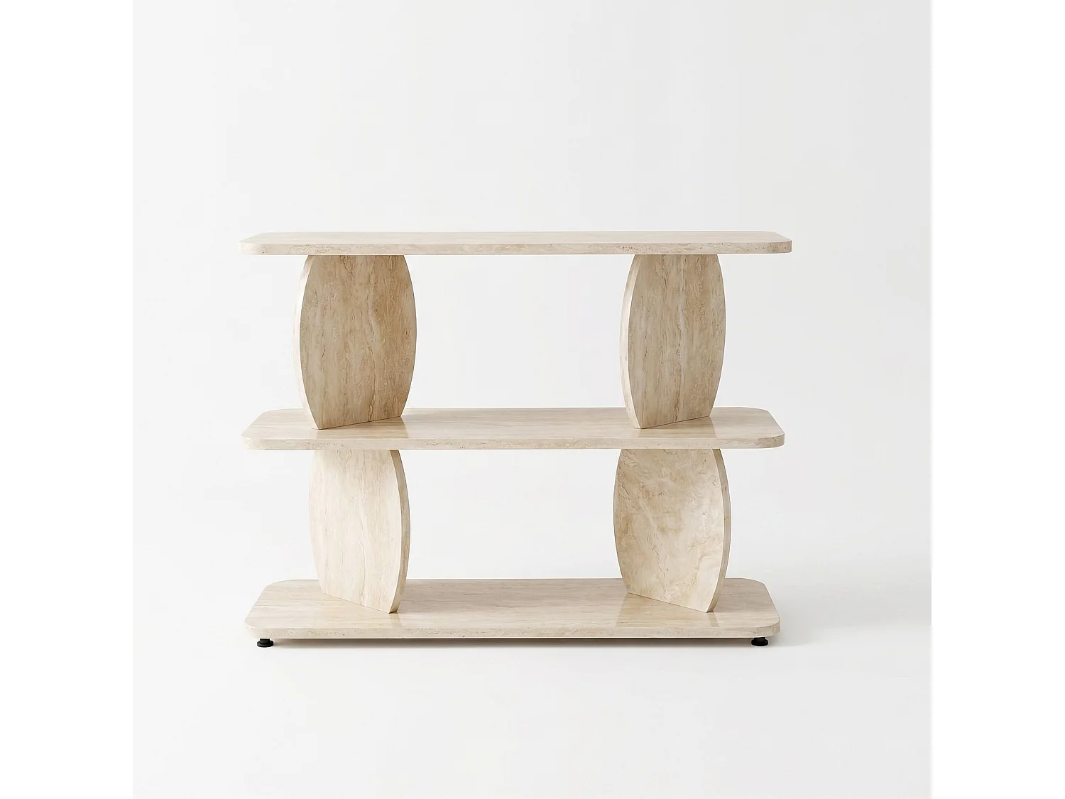Table d'Appoint en bois " Armonia " - 90 x 70 x 30 cm - Noyer