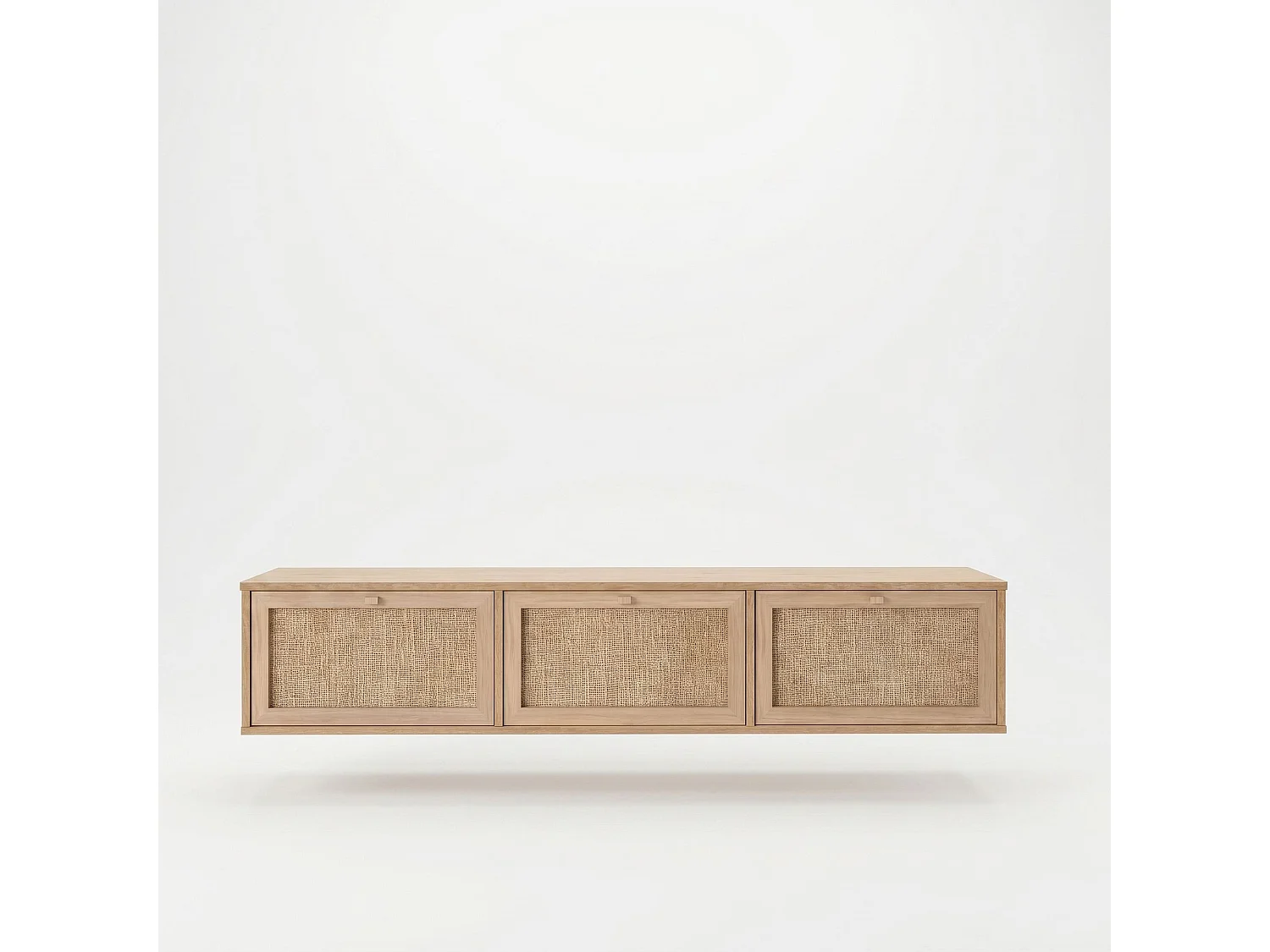 "Dune" Eiken TV-meubel - 180 x 35,6 x 32 cm - Rustieke charme, Functionele opslag, Elegant ontwerp