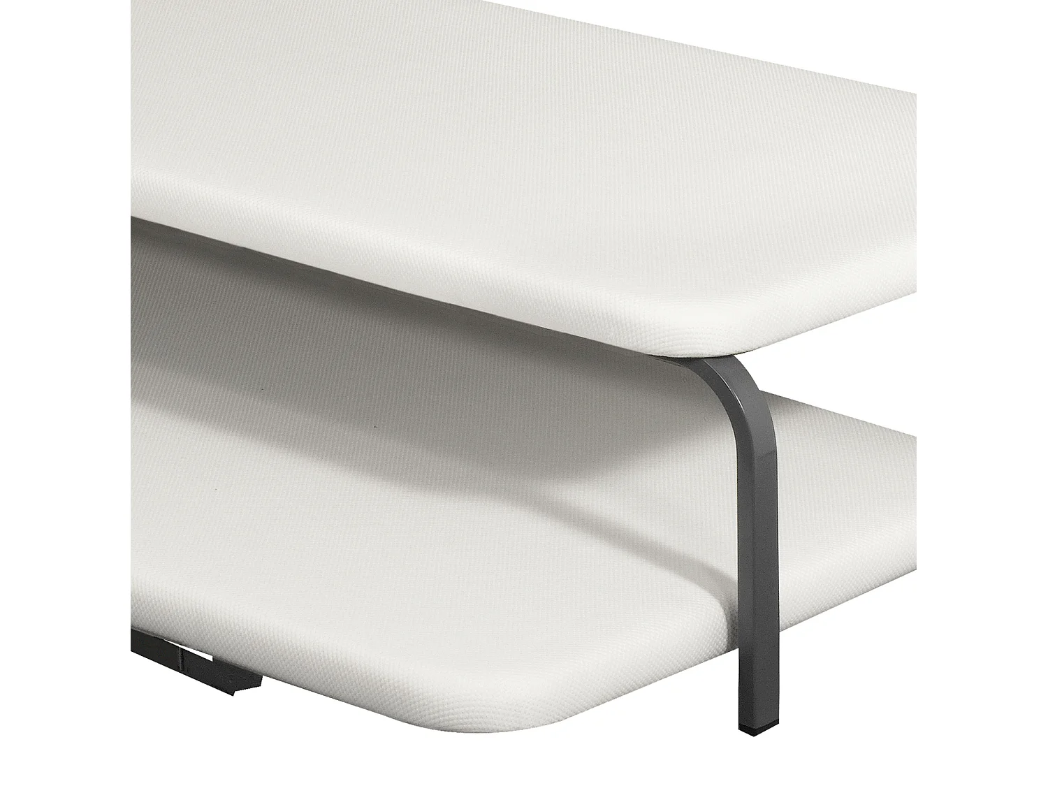 Cama nido Pikolin 105 x 200 cm con 2 bases tapizadas, blanca