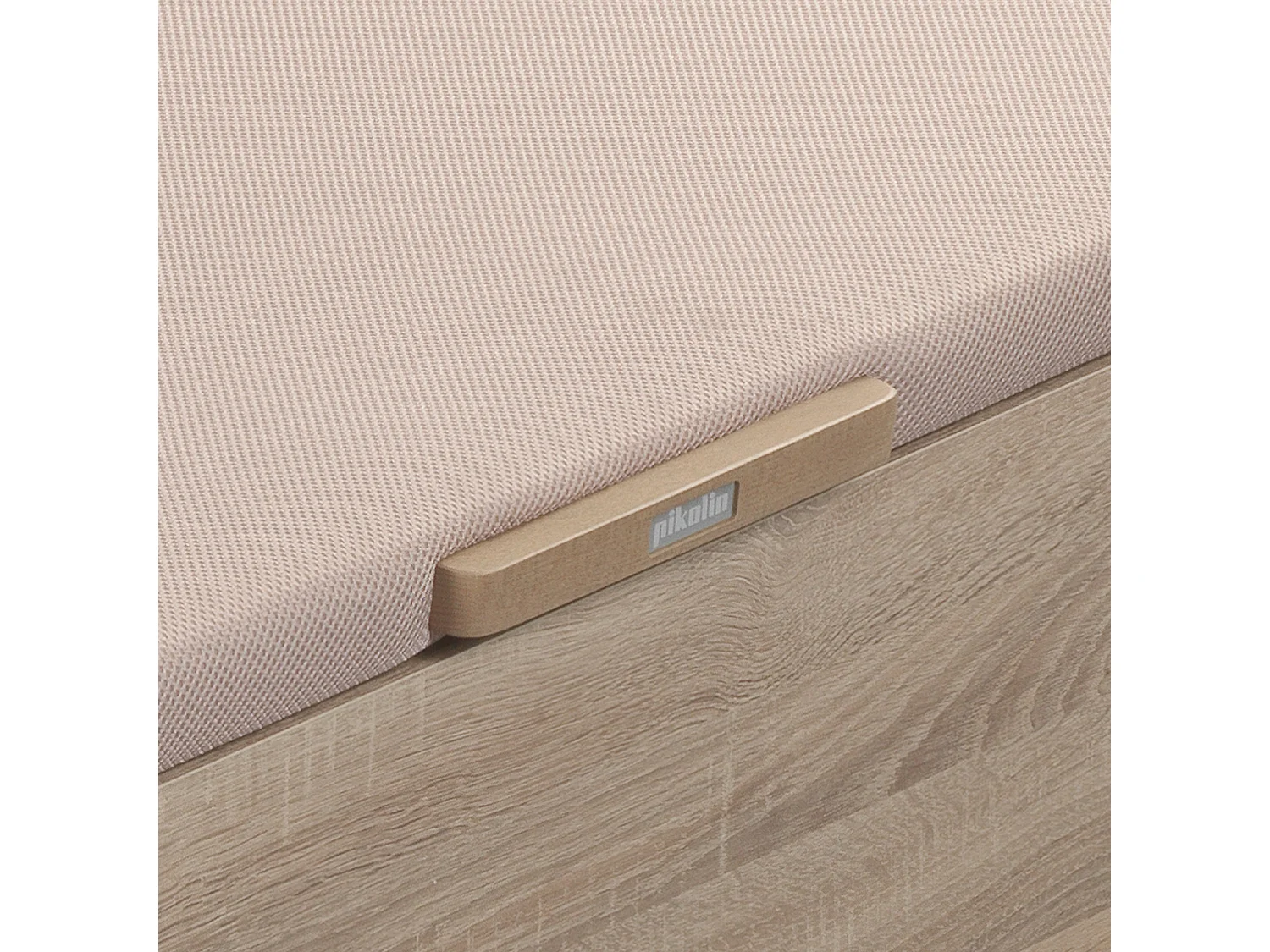 Pack colchón y canapé Pikolin Leah, 105 x 190 cm, espuma HR y viscoelástica, natural