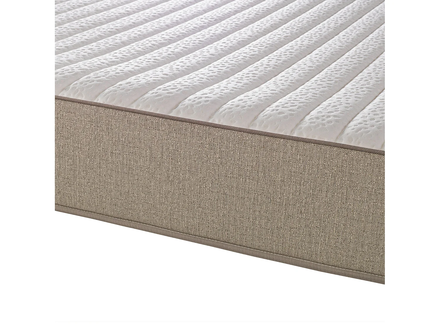Pack colchón y canapé de 120 x 190 cm de espuma HR de 56 cm - LEAH + CANAPE BLANCO de PIKOLIN