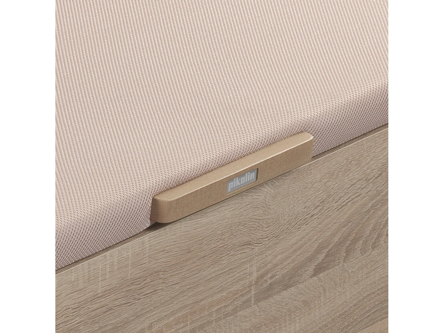 Pack colchón y canapé de 120 x 190 cm de espuma HR de 56 cm - LEAH + CANAPE NATURAL de PIKOLIN