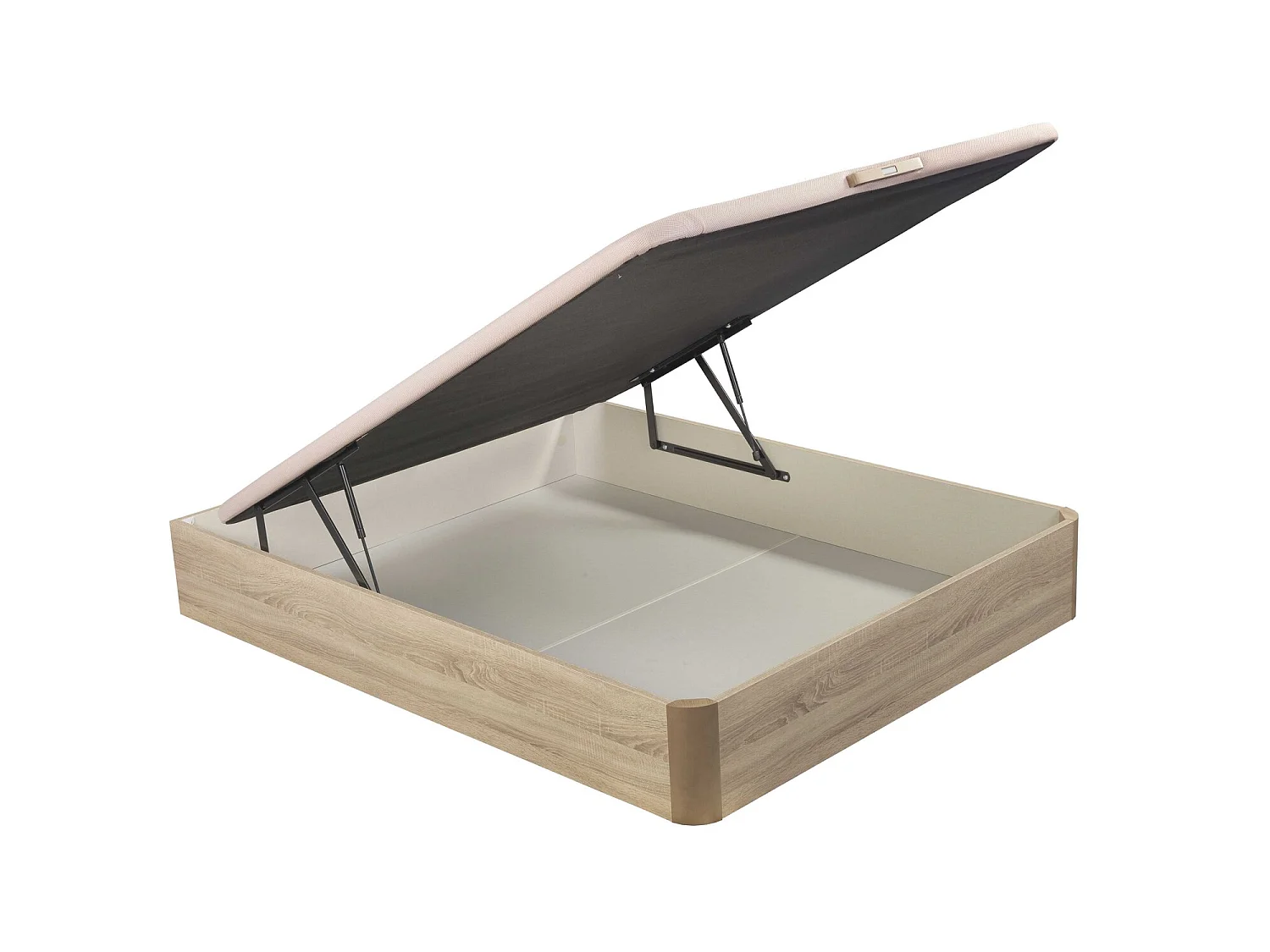 Pack colchón y canapé de 120 x 190 cm de espuma HR de 56 cm - LEAH + CANAPE NATURAL de PIKOLIN