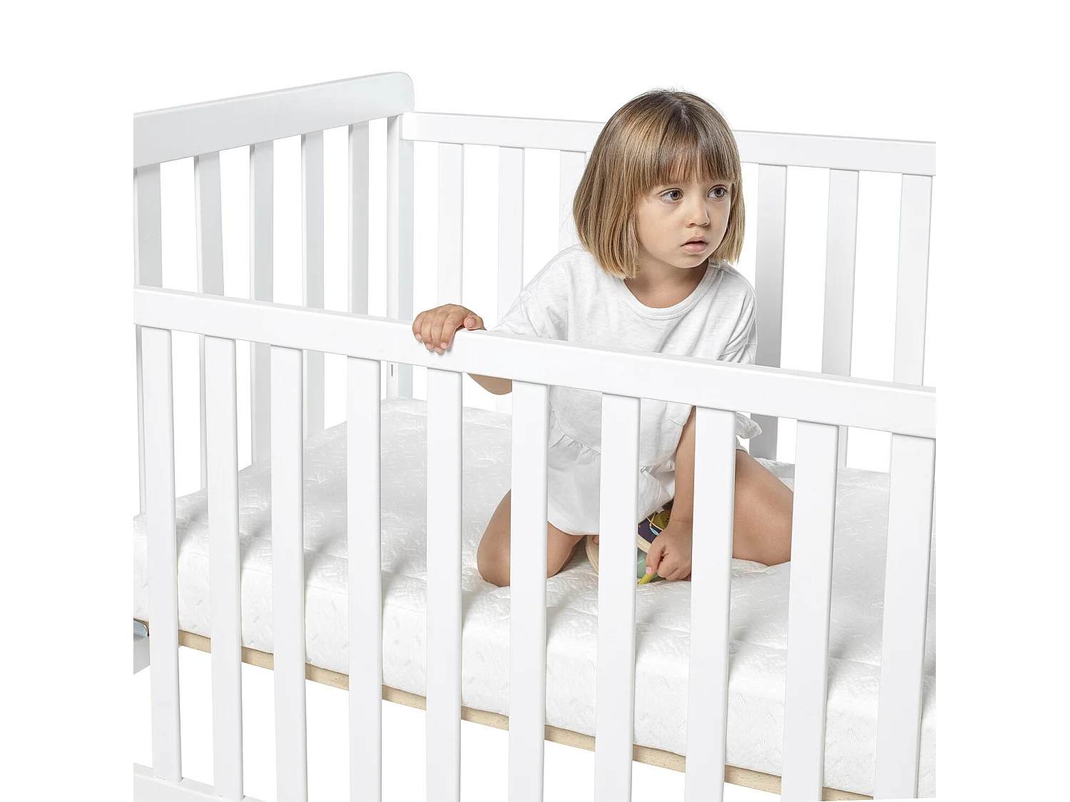 Cuna de 60 x 120 cm de espuma HR y viscoelástica de 12 cm - BABY ULTRA de PIKOLIN