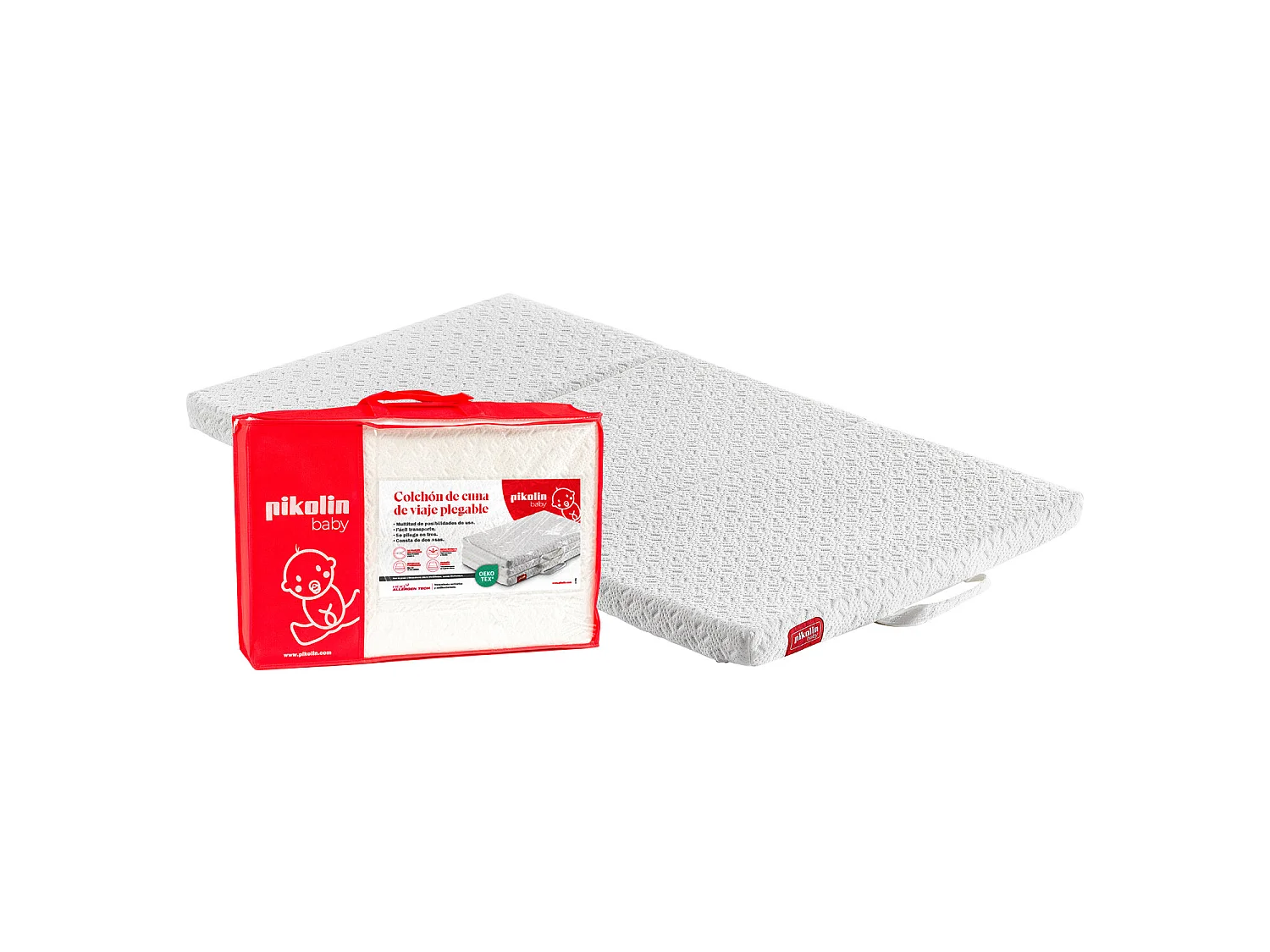 Cuna de 60 x 120 cm de espuma HR de 5 cm - BABY TREK de PIKOLIN