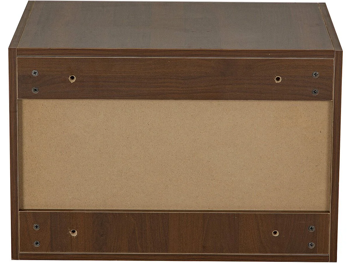 Módulo de elevação para roupeiro em madeira <<Opéra>> - 60 x 45 x 40 cm - Castanho