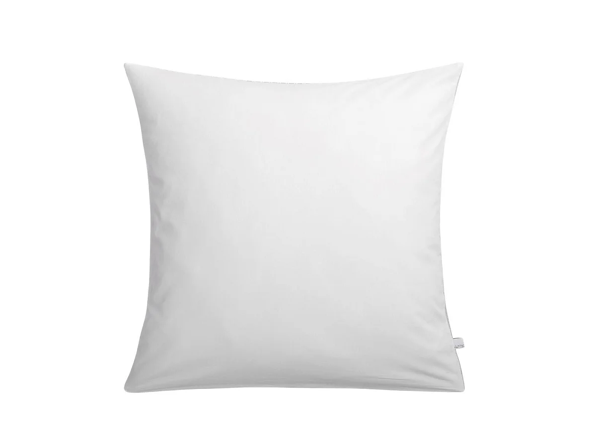 Taie d'oreiller 60x60cm coton texturé rayé sauge - GABRIEL