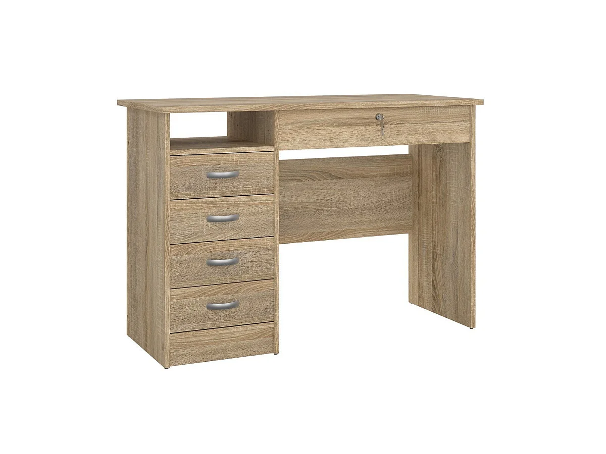 Scrivania 5 cassetti (1 con serratura) L109,3 cm - FUNCTION