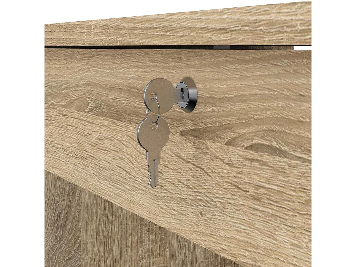 Scrivania 5 cassetti (1 con serratura) L109,3 cm - FUNCTION