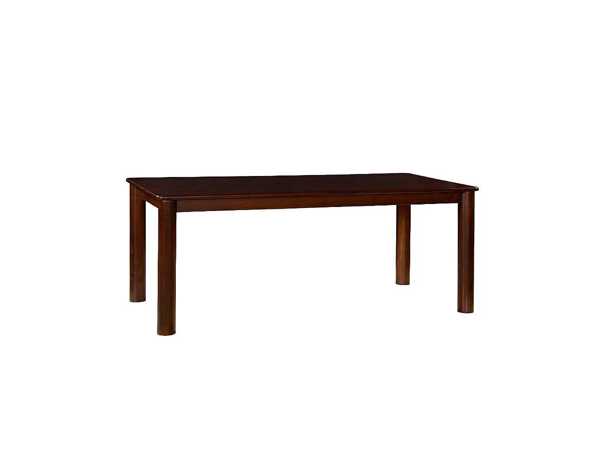 Table à manger + 2 bancs en bois de manguier Riven