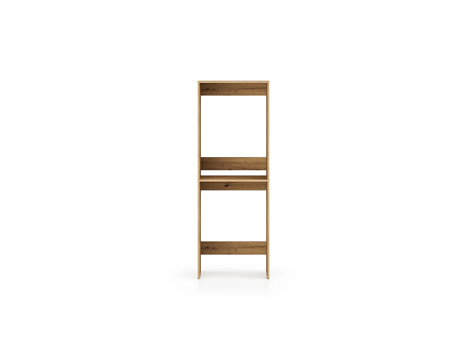 Waschmaschinen- und Trocknerschrank Neluvo - 66x182x66 cm Waschküchenschrank Eiche Artisan