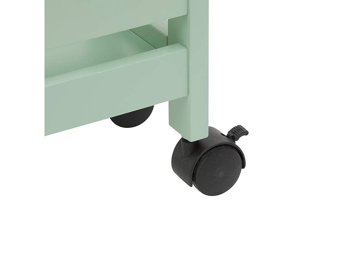 Desserte Salle de Bain 3 Niveaux "Colorama" 75cm Vert Céladon