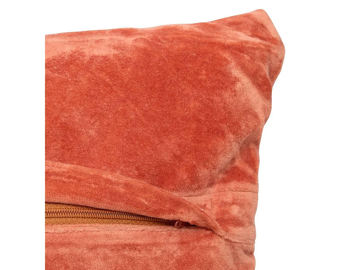 Coussin Déco Brodé "Night Crush" 38x58cm Orange