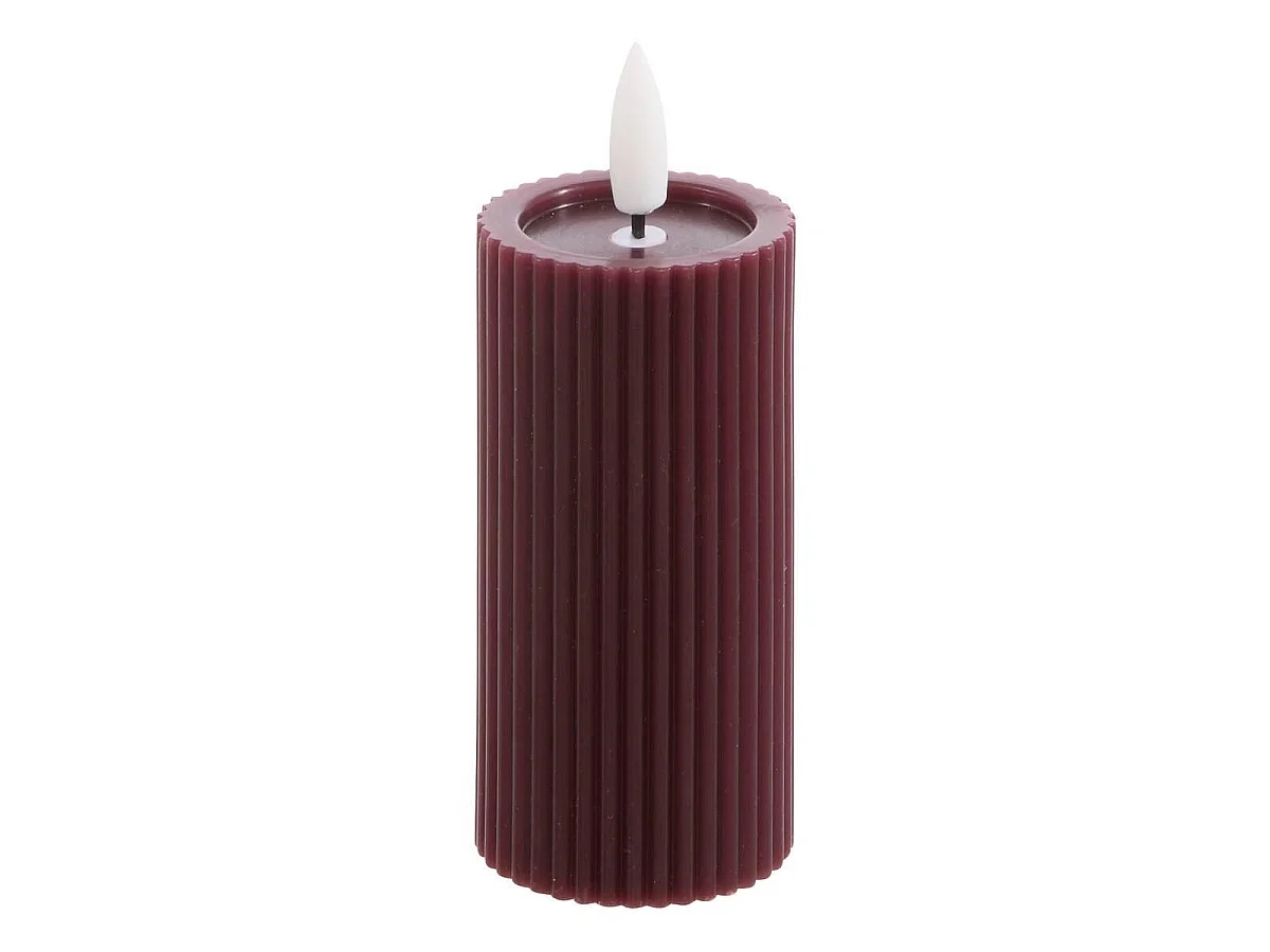 Lot de 4 Bougies LED "Crysta" 28cm Multicolore