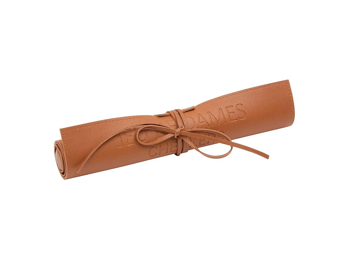 Jeu de Dames de Voyage "Nippon" 36cm Camel