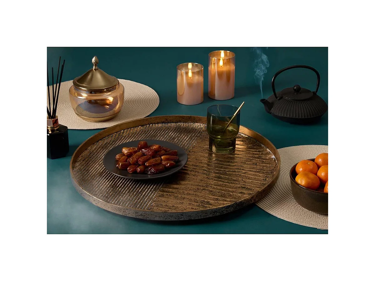Boîte Déco en Verre "Lalie" 16cm Multicolore
