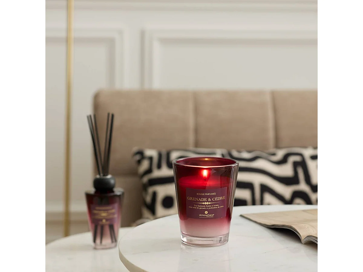 Bougie Parfumée "Alma" 270g Grenade & Cèdre