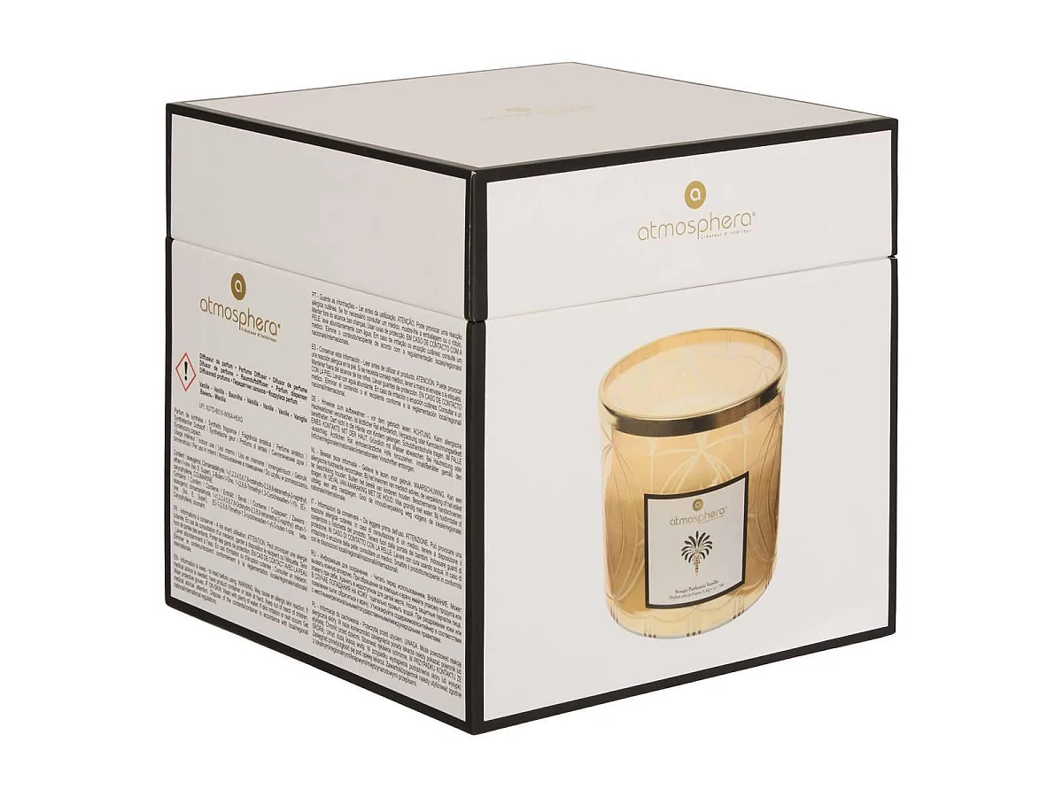 Bougie Parfumée Design "Palmer" 1400g Vanille