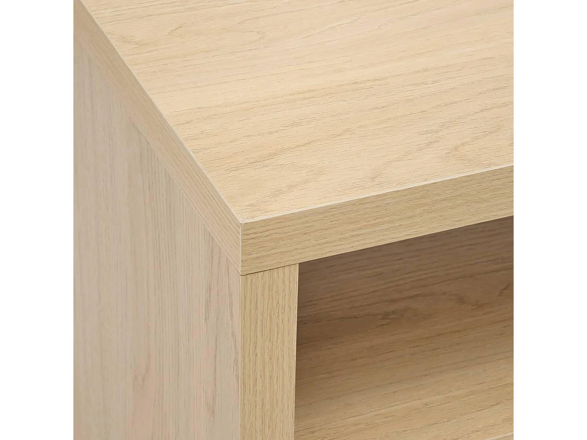 Table Basse Avec Tiroir "Alvo" 92cm Beige