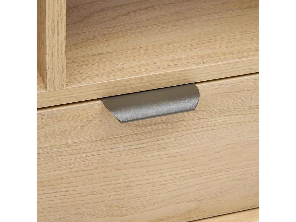 Table Basse Avec Tiroir "Alvo" 92cm Beige