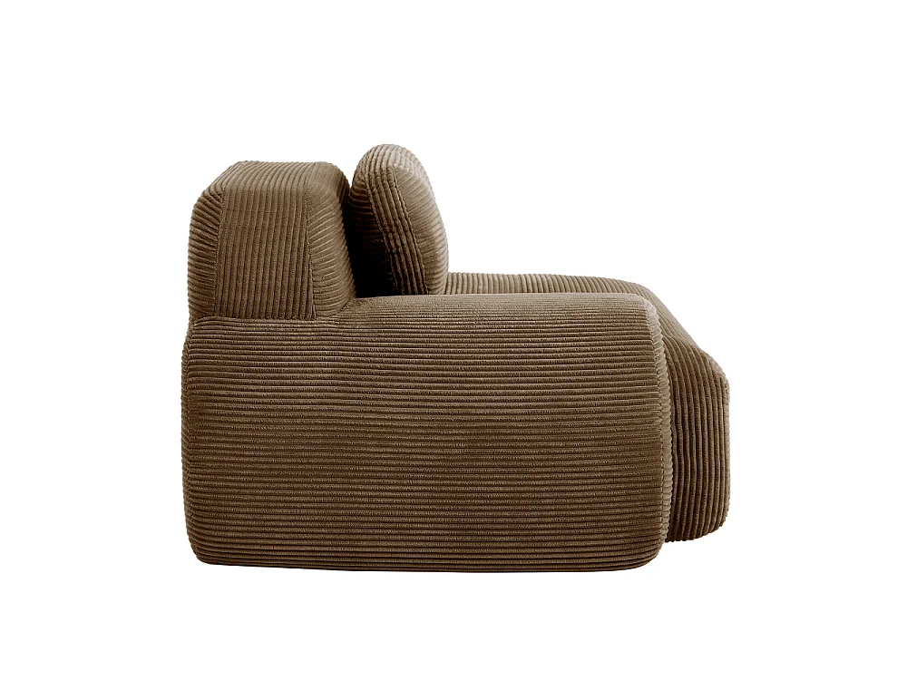 Modulaire hoekbank van corduroy met kussens, ergonomische armleuningen en eersteklas comfort