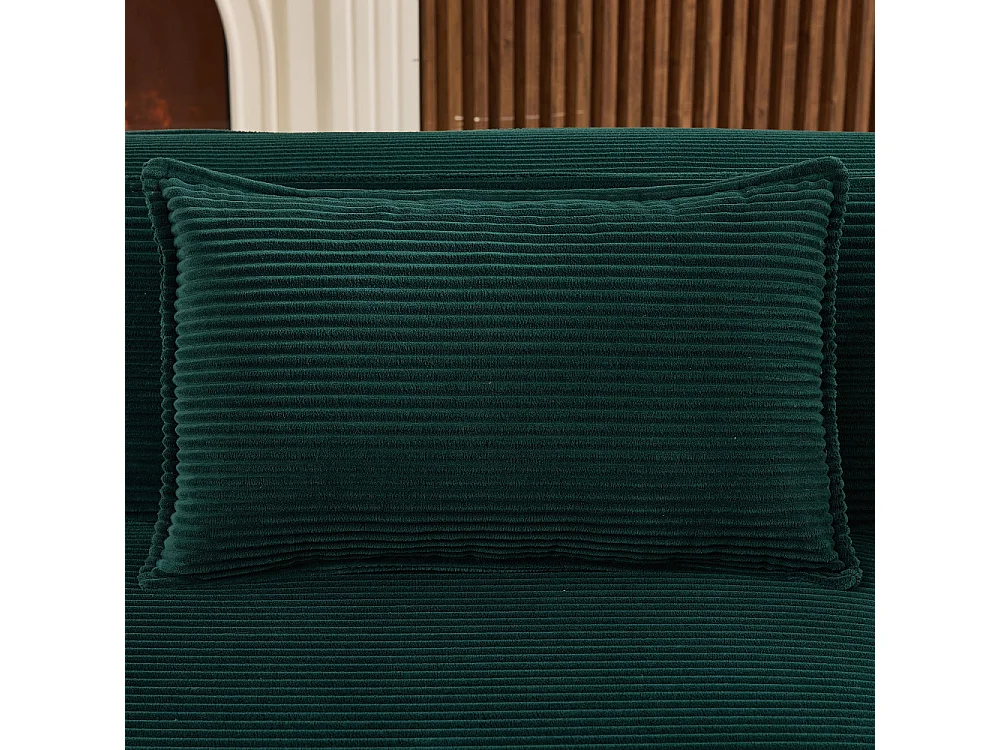 Stoffen bank 235 cm Compact met kussens en veren In zakken, comfortabel en modern