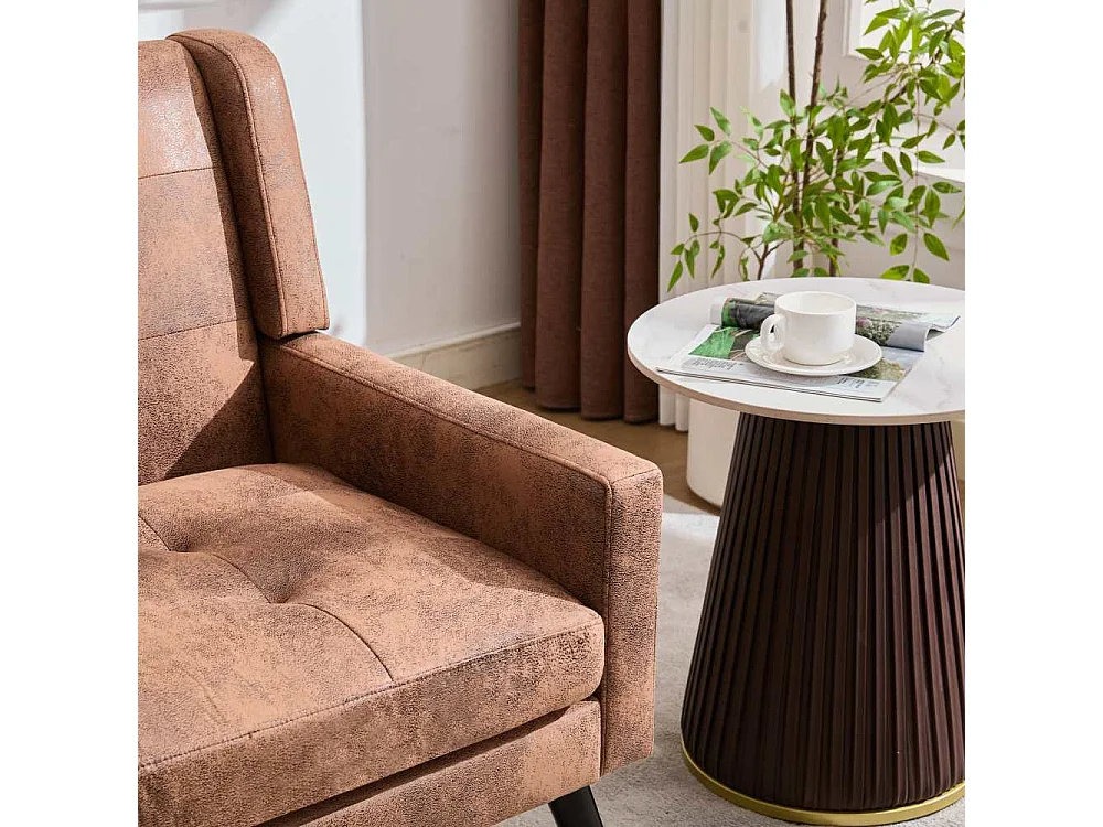 Premium linnen 2-zitsbank met schuim met hoge dichtheid en houten antislippoten – comfort en elegantie
