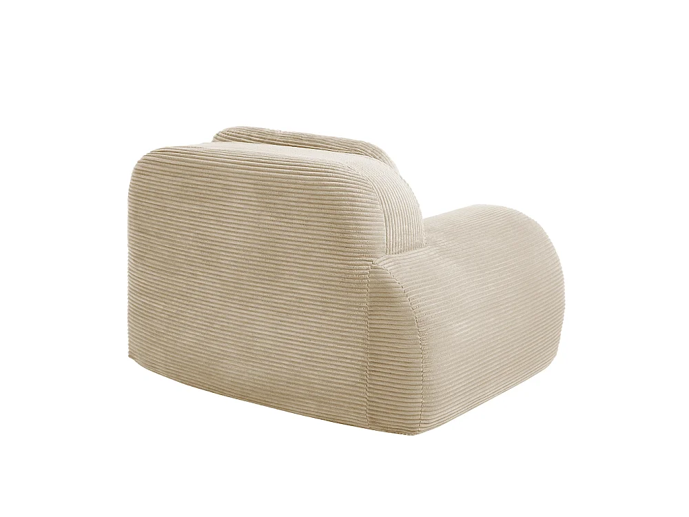 Modulares Ecksofa aus Premium-Cord mit Kissen, ergonomischen Armlehnen und langanhaltendem Komfort