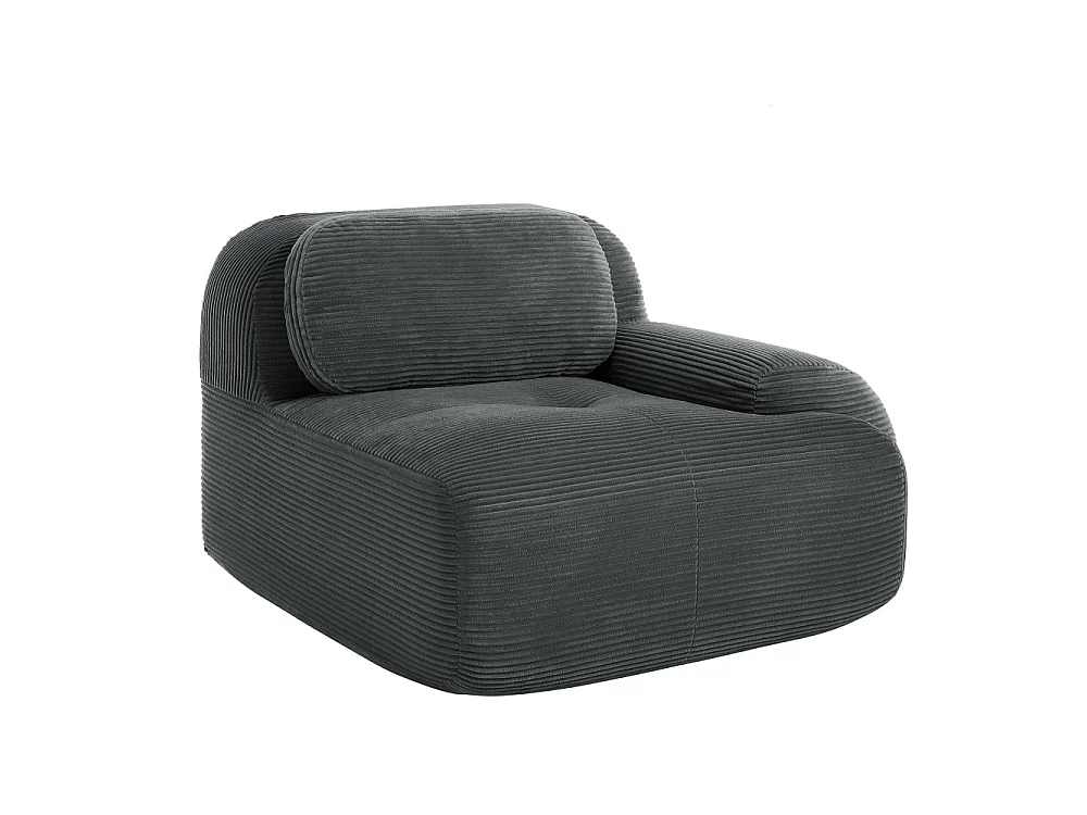 Modulares Ecksofa aus Premium-Cord mit Kissen, ergonomischen Armlehnen und langanhaltendem Komfort